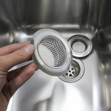 Load image into Gallery viewer, Kudret Kitchen Sink Strainer 304 Stainless Steel Sink Drain Strainer, 4,3" Large Rim for Standard Drainers