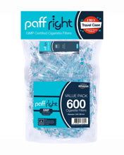Load image into Gallery viewer, PaffRight Premium Einweg-Zigarettenfilter, Economy Pack, 300/600/1200 pro Packung